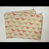 Beige birds zipper pouches (September 2016)